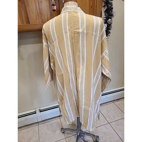 Eileen Fisher Women's Organic Cotton Kimono Jacket OS One Size Longline Coastal - Picture 6 of 10